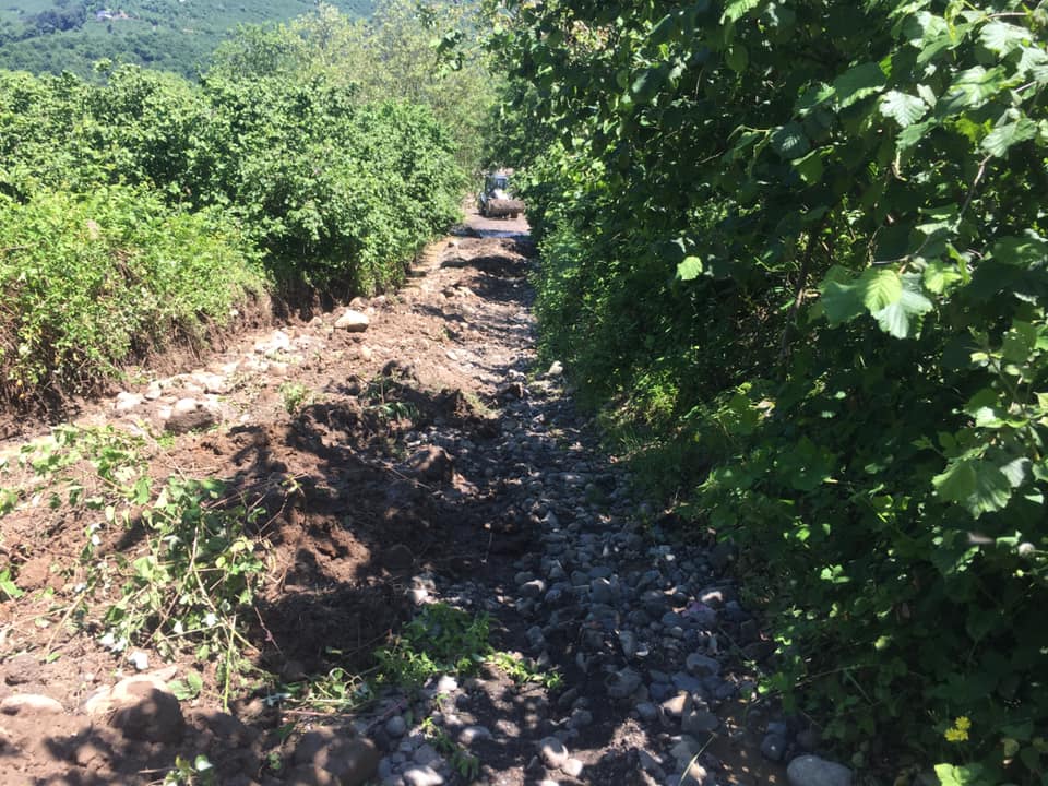 A�caalan ve D�zpelit Mhallesi Ba�lant� yolu.