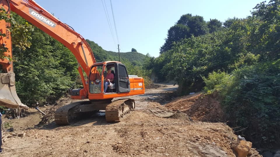 Beylerce Mahallesi yol �al��malar�