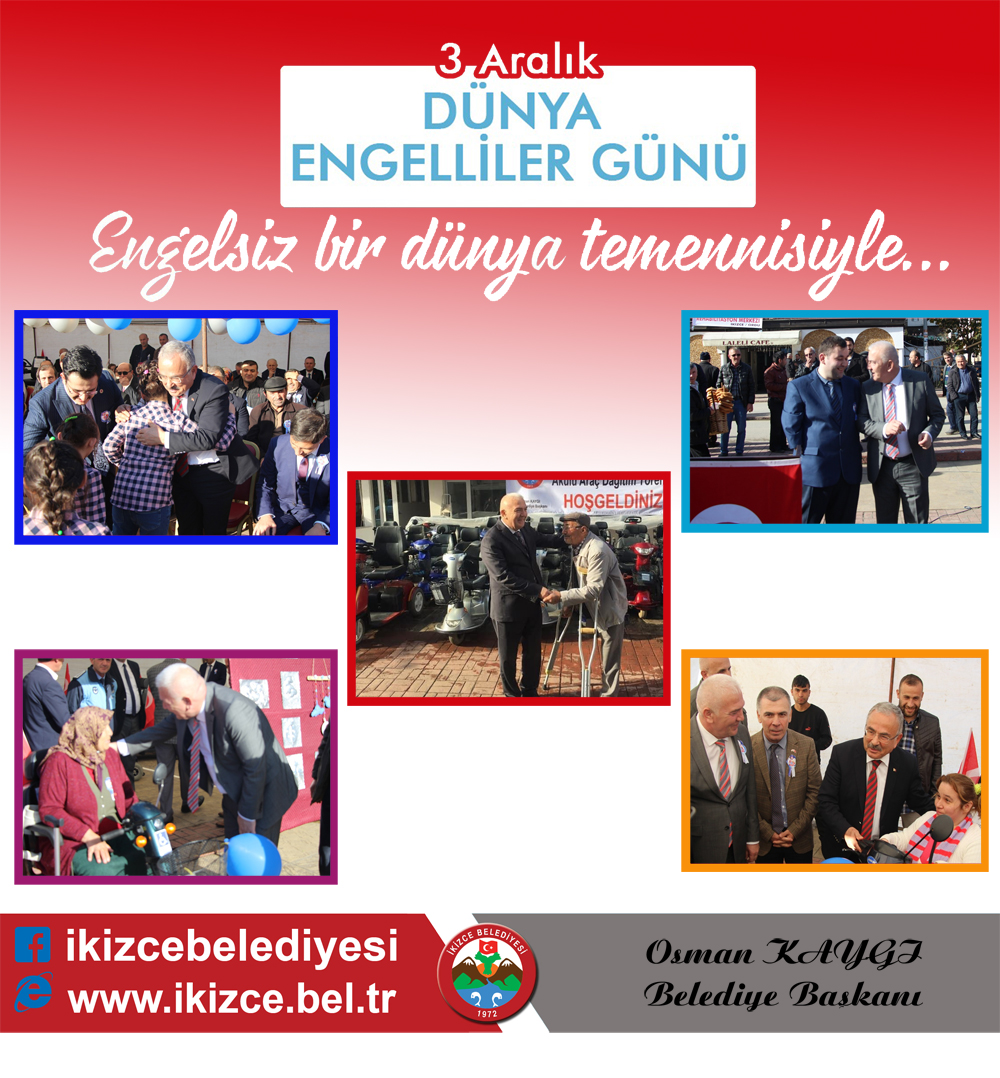 3 ARALIK D�NYA ENGELL�LER G�N�